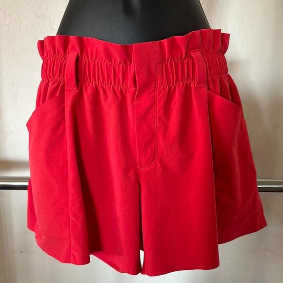 ATHLETA Skyline 4” Shorts • Travel Casual • Lightweight Red • Size 6 • NWOT - Picture 13 of 13